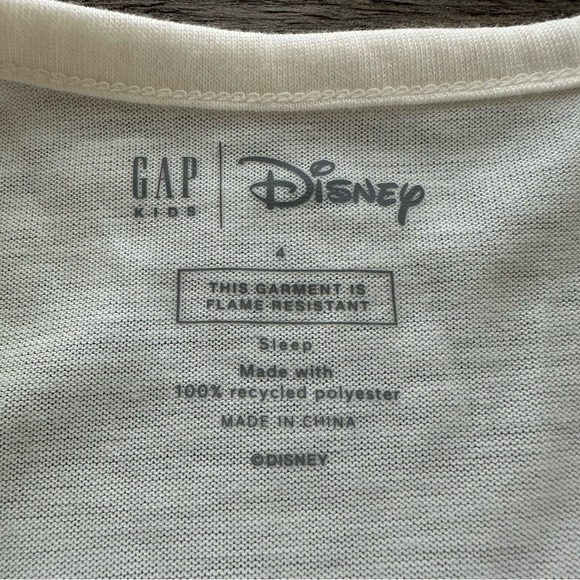 NWT Gap Kids X Disney Girls size 4 Mickey Mouse Shorts Pajama Set Disneyworld - Picture 4 of 7